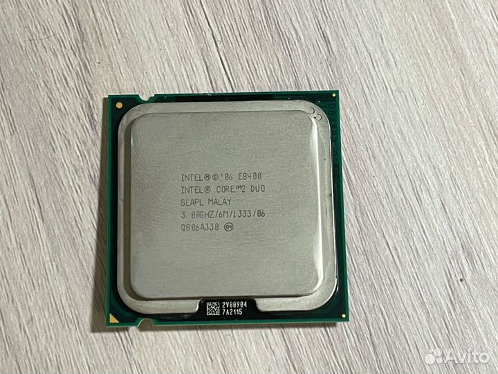 Процессор Inter Core 2 Duo e8400