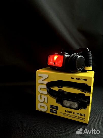 Налобный фонарь nitecore NU50