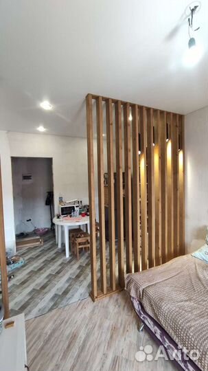 Декоративная перегородка из массива