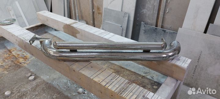 Защита порогов mitsubishi outlander xl