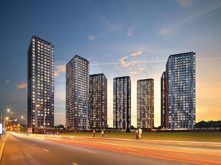 2-к. квартира, 62,5 м², 27/29 эт.