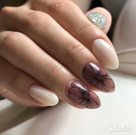 Маникюр покрытие Гель лаком за 60 мин