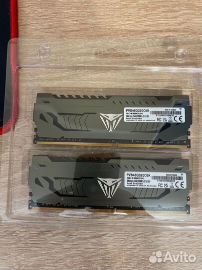 Оперативная память ddr4 3200 2х4 Gb