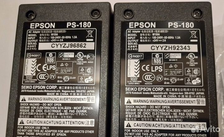 Блок питания epson PS-180 M159A 24V/2A 3PIN