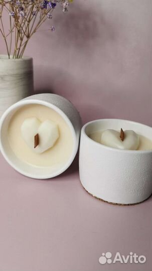 Свечи с сердцем