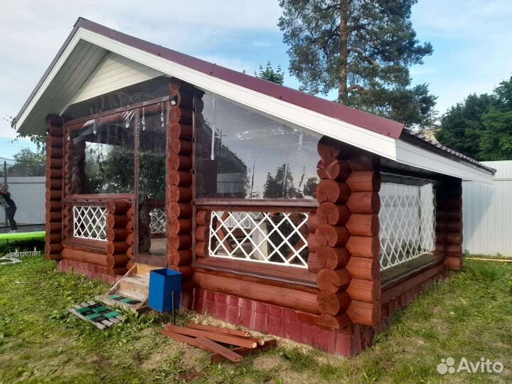 Мягкие пвх окна на беседку