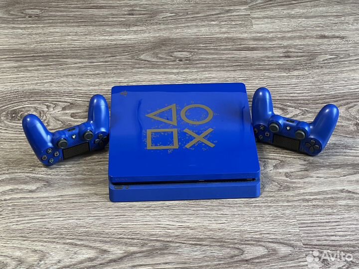 Ps4 slim 500gb Лимитед + много игр