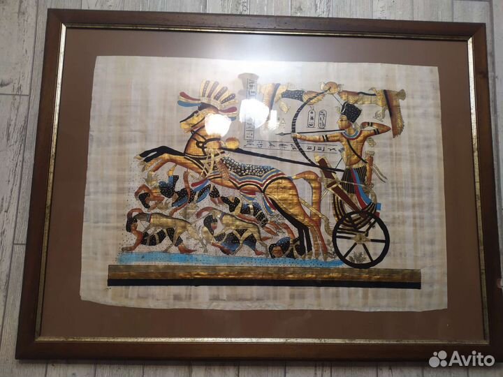 Картина на папирусе (Египет)