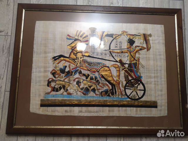 Картина на папирусе (Египет)