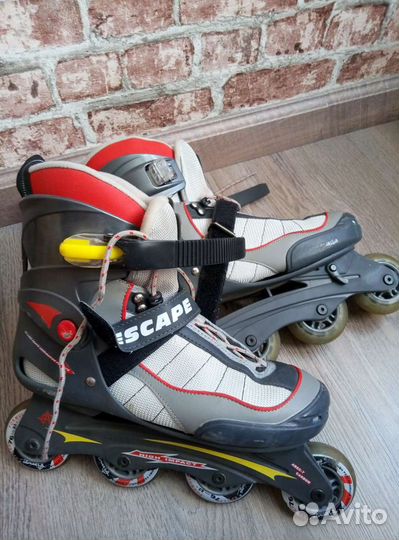Роликовые коньки раздвижные, размер 40-43