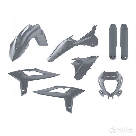 Пластик Polisport Beta RR 2T/4T 20-22 Серый