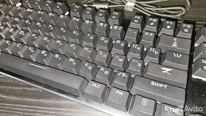 Клавиатура Zet Gaming Blade PRO ZG-FL-B87Red-PBT-B