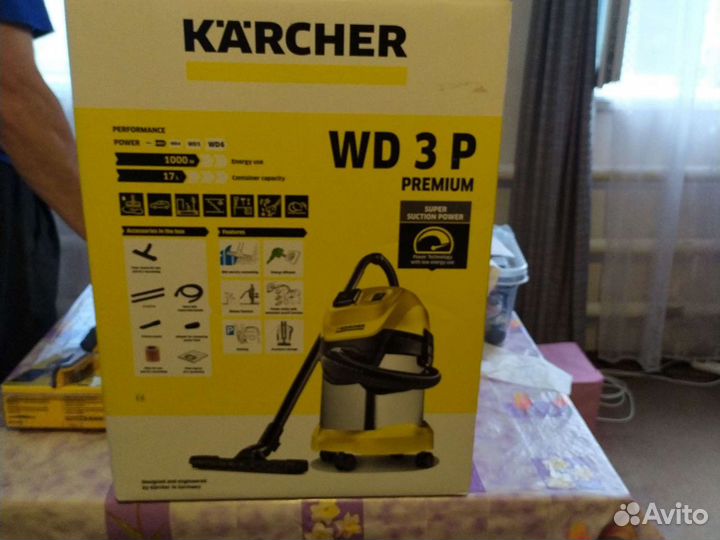 Пылесос karcher wd 3 premium