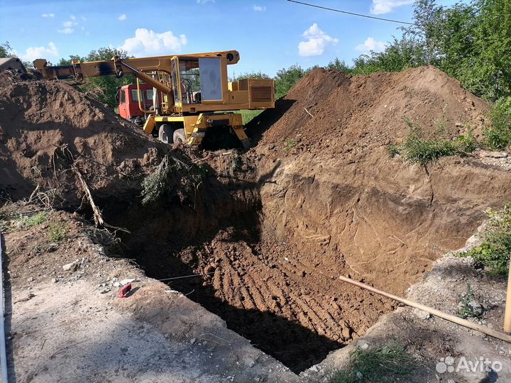 Услуги экскаватора