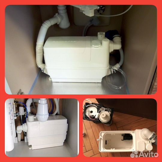 Ремонт насосов канализационных sfa Sololift, и др