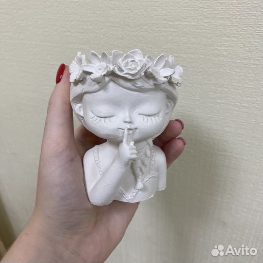 Фигуры из гипса брак кашпо