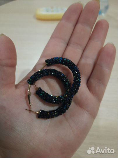 Серьги кольца