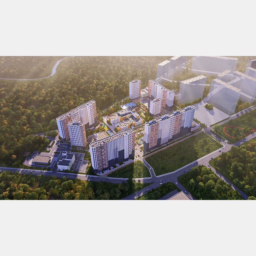 3-к. квартира, 64 м², 9/22 эт.