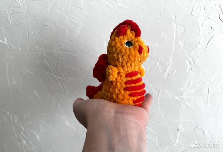 Вязаные игрушки ручной работы дракон символ года