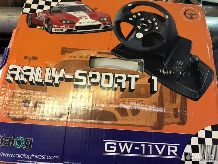 Игровой руль для пк/ноутбука