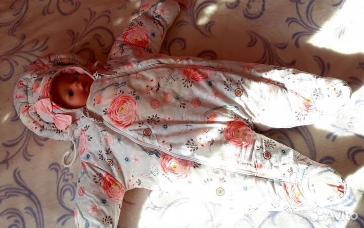 Комбинезон с шапочкой