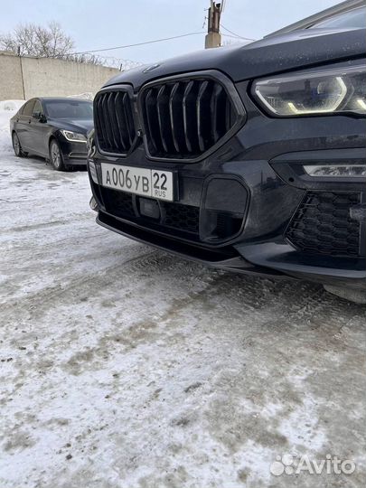 Карбоновый сплиттер BMW X6, g06