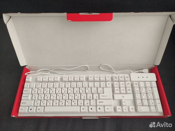 Клавиатура dexp K-301WU белая