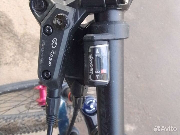 Велосипед горный с гидравлическими тормозами