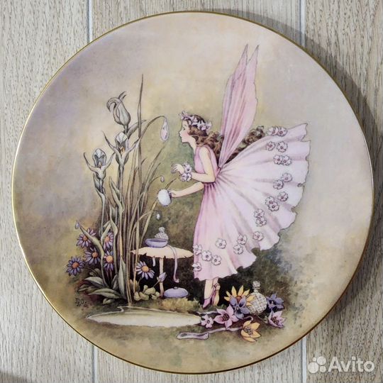 Декоративная тарелка цветочная фея Royal Worcester