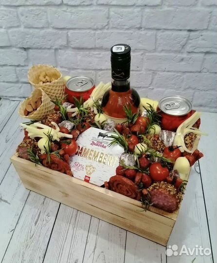 Мясной бокс, мужской букет