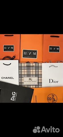 Брендовые Пакеты Dior, Chanel, D&G, Цум
