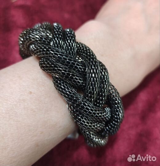 Браслет эффектный крупный металл