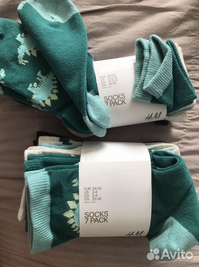 Носки с динозаврами H&M