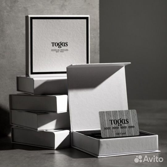 Подарочная карта Togas