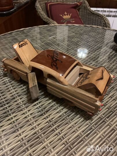 Модель авто Dodge 1957Куба Дерево Ручная работа