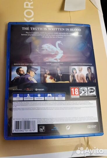 Игра Vampires the mascarade swasong ps4