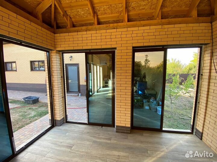 Раздвижные окна в беседку,террасу