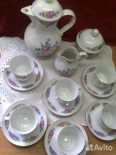 Кофейный сервиз Фрайбергер(Freiberger) гдр СССР