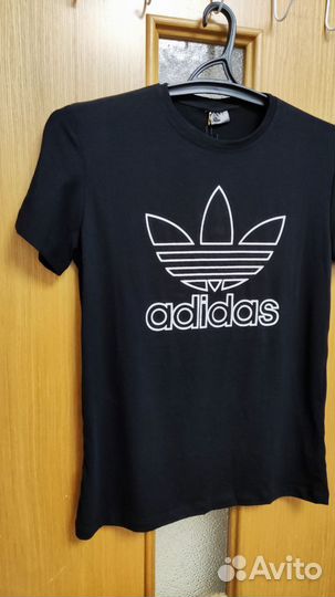 Футболка Adidas, цвет чёрный