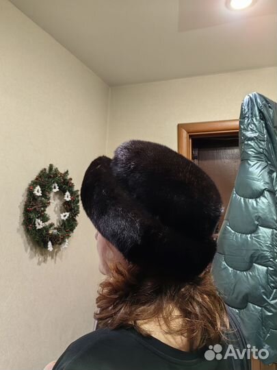 Шапка норковая женская