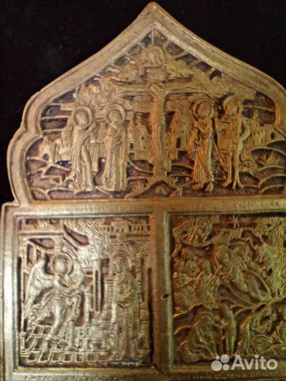 Часть складня, 10 см.на 16 см