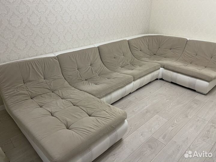 Большой угловой диван модульный бу