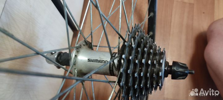 Кассета для велосипеда Shimano+семерик+быстросъем