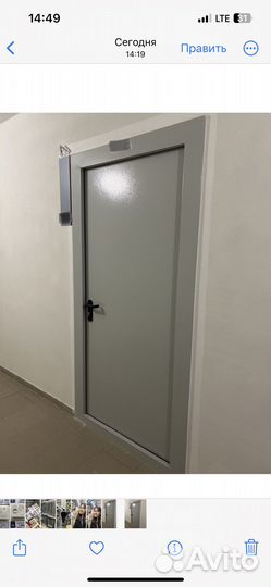 Металлическая дверь бу