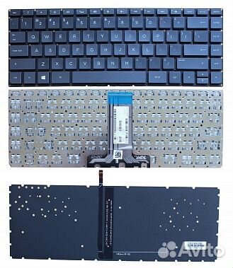 Клавиатура для ноутбука HP Pavilion 14-ab, черная