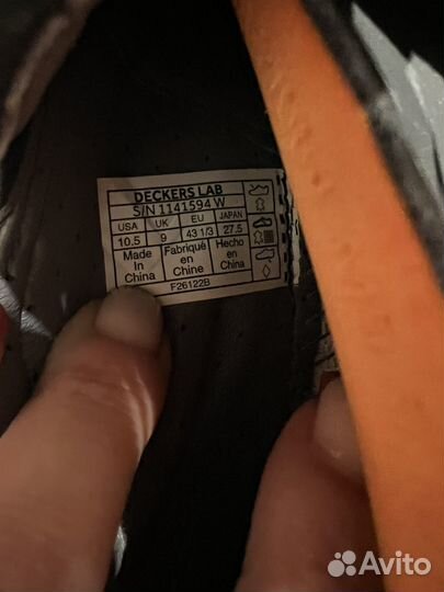 Deckers кросовки мужские41 (27,5)