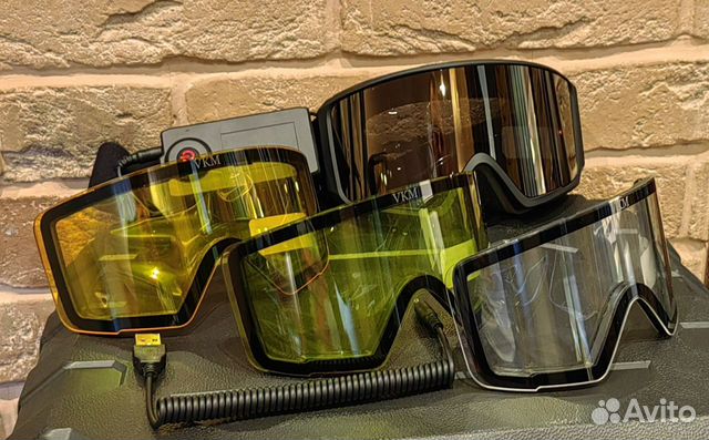 Снегоходные очки с подогревом VKM акб 7а/ч объявление продам