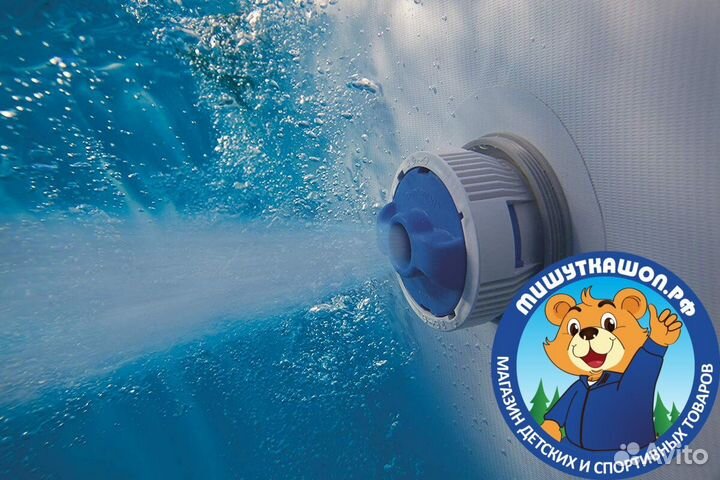 Каркасный бассейн Bestway 56725 488x122 см ротанг