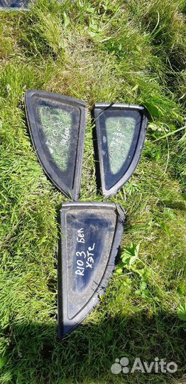 Глухое стекло Форточка Kia Rio 3 хэтчбек 2012г.в