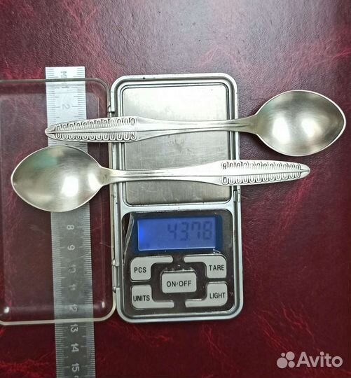 Чайные ложки серебро СССР 875 пробы Талин